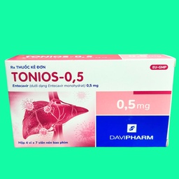 [T02974] Tonios Entecavir 0.5mg Davipharm (H/28v)