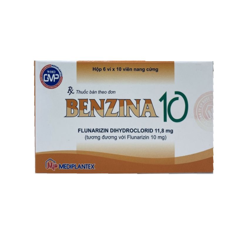 [T02980] BENZINA Flunarizin 10mg Mediplantex (H/60v)
