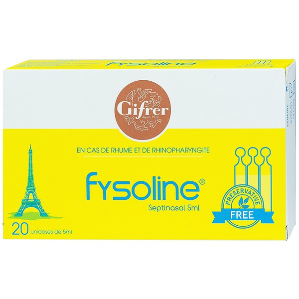 [T03000] Fysoline Kháng Khuẩn Gifrer (H/20o/5ml) Vàng Date 09/2027