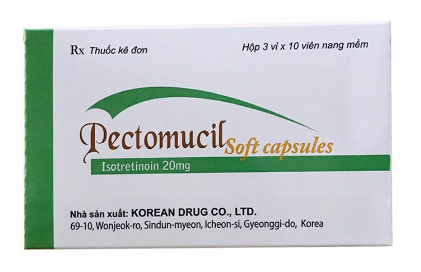 [T03064] Pectomucil Isotretinoin 20mg Korea (H/30v)