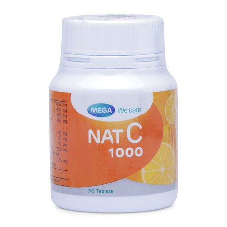 [T03082] NAT C 1000 Vitamin C Thái Lan (Lọ/30v)