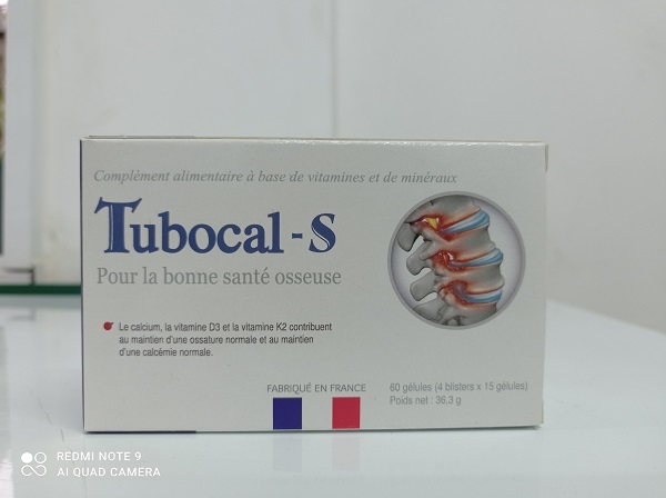 [T03113] Tubocal S bổ xung Canxi Pháp (H/60v)