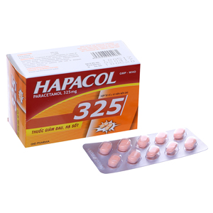 [T03139]  Hapacol 325mg DHG Hậu Giang (H/100v)
