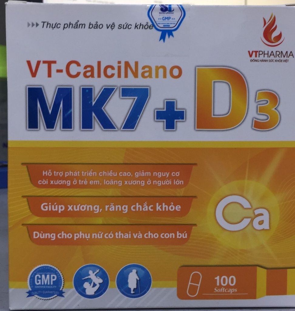 [T03205] VT CalciNano MK7+D3 Santex (H/100v)
