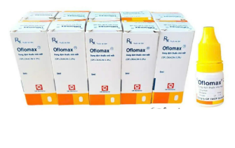 [T03232] Oflomax Ofloxacin 0.3% Quang Minh (Cọc/10lọ/5ml)
