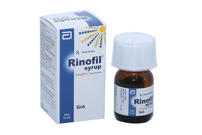 [T03245] Rinofil Desloratadine 2.5mg/5ml Abbott Singapore (Lọ/15ml) Date 10/2026