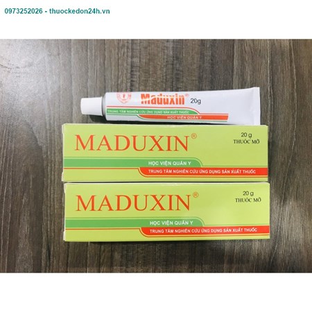 [T03271] Maduxin Thuốc mỡ đặc trị bỏng HV Quân Y (Tuýp/20g)