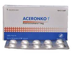 [T03318]  Aceronko 1 Acenocoumarol 1mg TW1 Phabaco (H/30v)