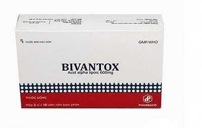 [T03324] Bivantox Acid alpha lipoic 600mg TW1 Phabaco (H/30v) Date 11/2026
