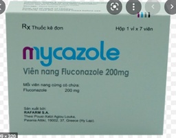 [T03346] Mycazole Fluconazole capsules 200mg Hy Lạp (H/7v) Date 05/2026