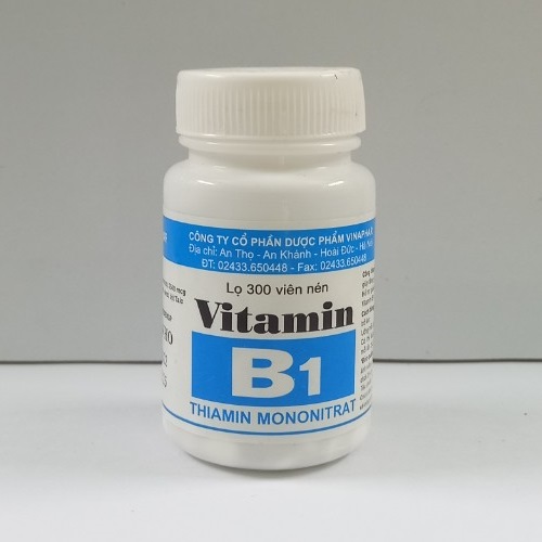 [T03379] Vitamin B1 Vinaphar (Lọ/300v)