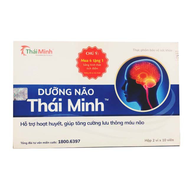 [T03386] Dưỡng não Thái Minh (H/20v) 