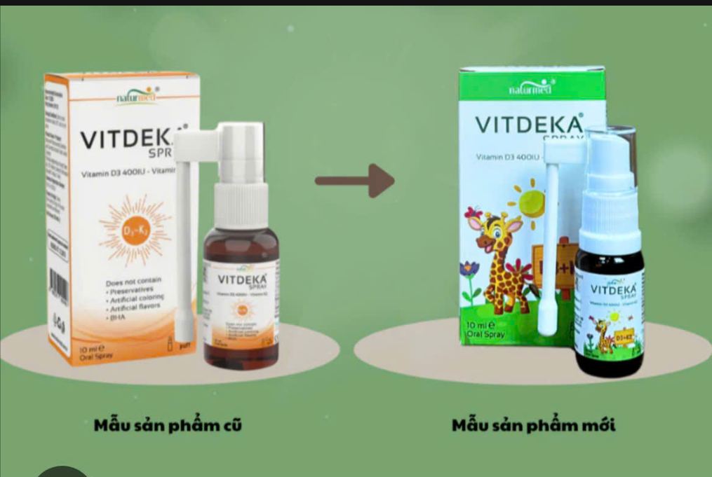 [T03405] Vitdeka Spray Vitamin D3 400IU Thổ Nhĩ Kỳ (Lọ/10ml)