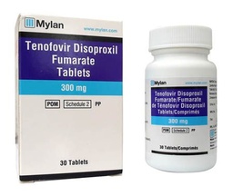 [T03418] Tenofovir Disoproxil Fumarate 300mg Mylan (Lọ/30v) 