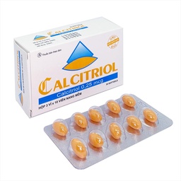 [T03443] Calcitriol 0.25mcg Hà Tây (H/30v) date 05/2025