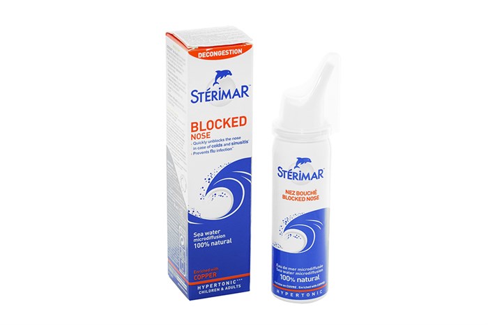 [T03453] Sterimar Blocked Nose Xịt Muối Biển NL Fumouze (Lọ/50ml) Date 10/2026