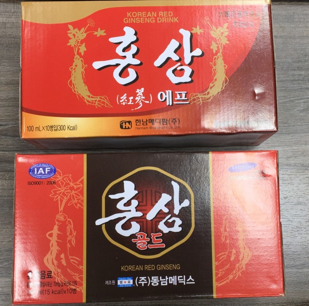 [T03476] Hồng sâm Hàn Quốc Korean Red Ginseng (H/10c/100ml)