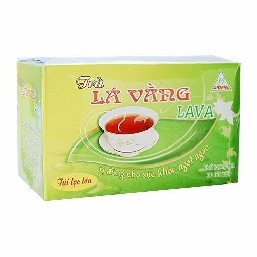 [T03542] Trà Lá Vằng Lava Túi Lọc Lớn (H/30túi) Date 03/2025