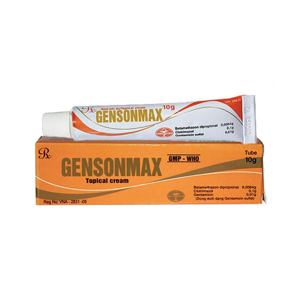 [T03566] Gensonmax Cream Quảng Bình (Tuýp/10g)