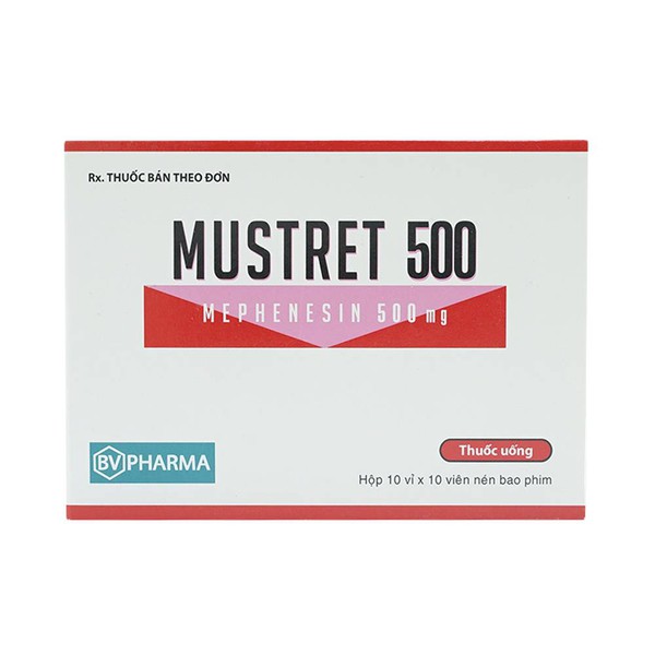 [T03589] Mustret mephenesin 500mg BV Pharma (L/100v)