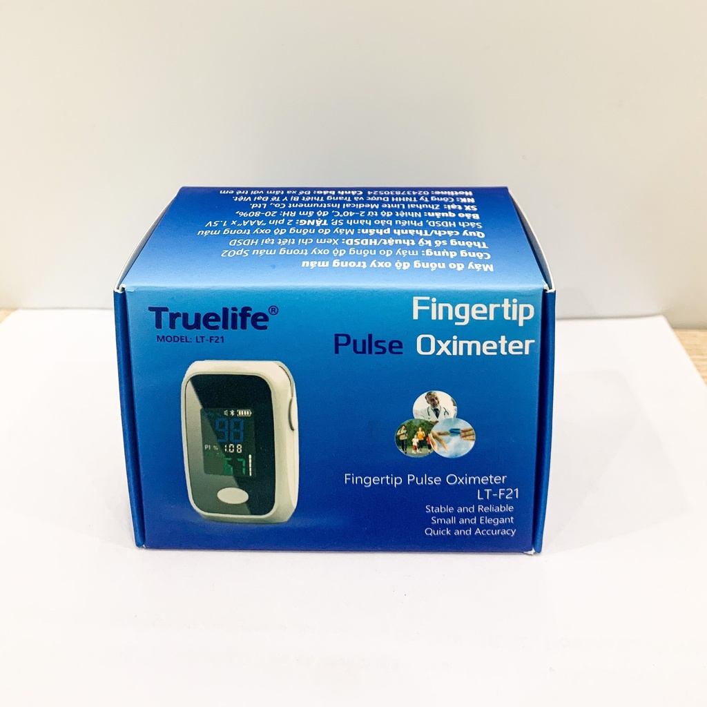 [T03697] Fingertip Pulse Oximeter LT F21 Máy Đo Nồng Độ Oxy Trong Máu Đức (H/1cái)