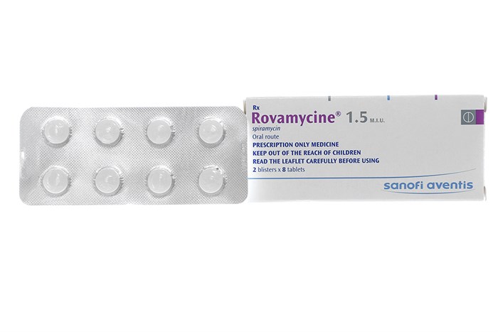 [T03733] Rovamycine Spiramycin 1.5 MIU Sanofi (H/16v)