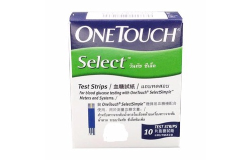 [T03764] Que Thử Đường Huyết One Touch Select (H/10que)