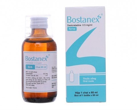 [T03775] Bostanex Desloratadine 0,5mg/ml Siro Boston (Lọ/30ml)