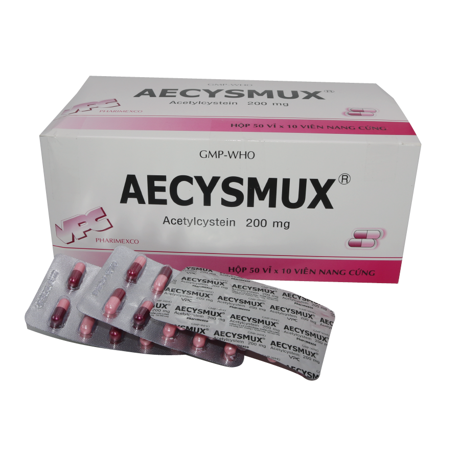 [T03825] Acetylcystein 200mg Cửu Long (H/500v)