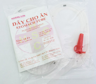 [T03870] Dây xông cho ăn Stomach Tube số 18 Hoàng Sơn (Bịch/10cái) Date 03/2027
