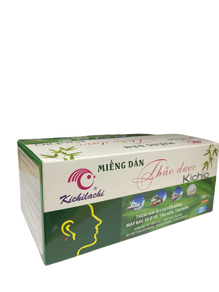 [T03958] Kichio Dán say xe thảo dược Kichilachi (H/24 miếng) 