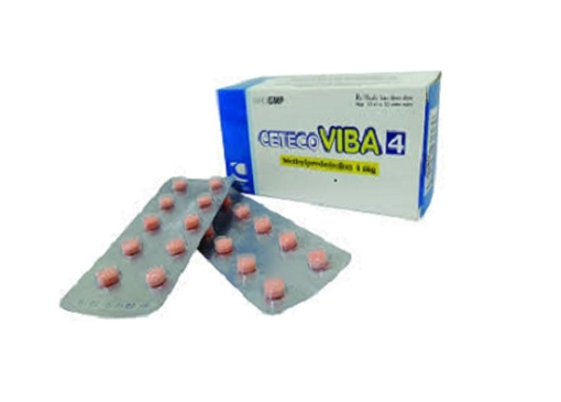 [T04022] Ceteco Viba Methylprednisolon 4mg TW3 (H/100v)