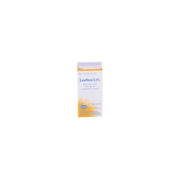 [T04038] Leeflox 0.5% Levofloxacin 5mg/ml Centaur Ấn Độ (H/1lọ/5ml)