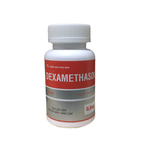 [T04058] Dexamethason 0.5mg Tiền Giang (Lọ/500v)