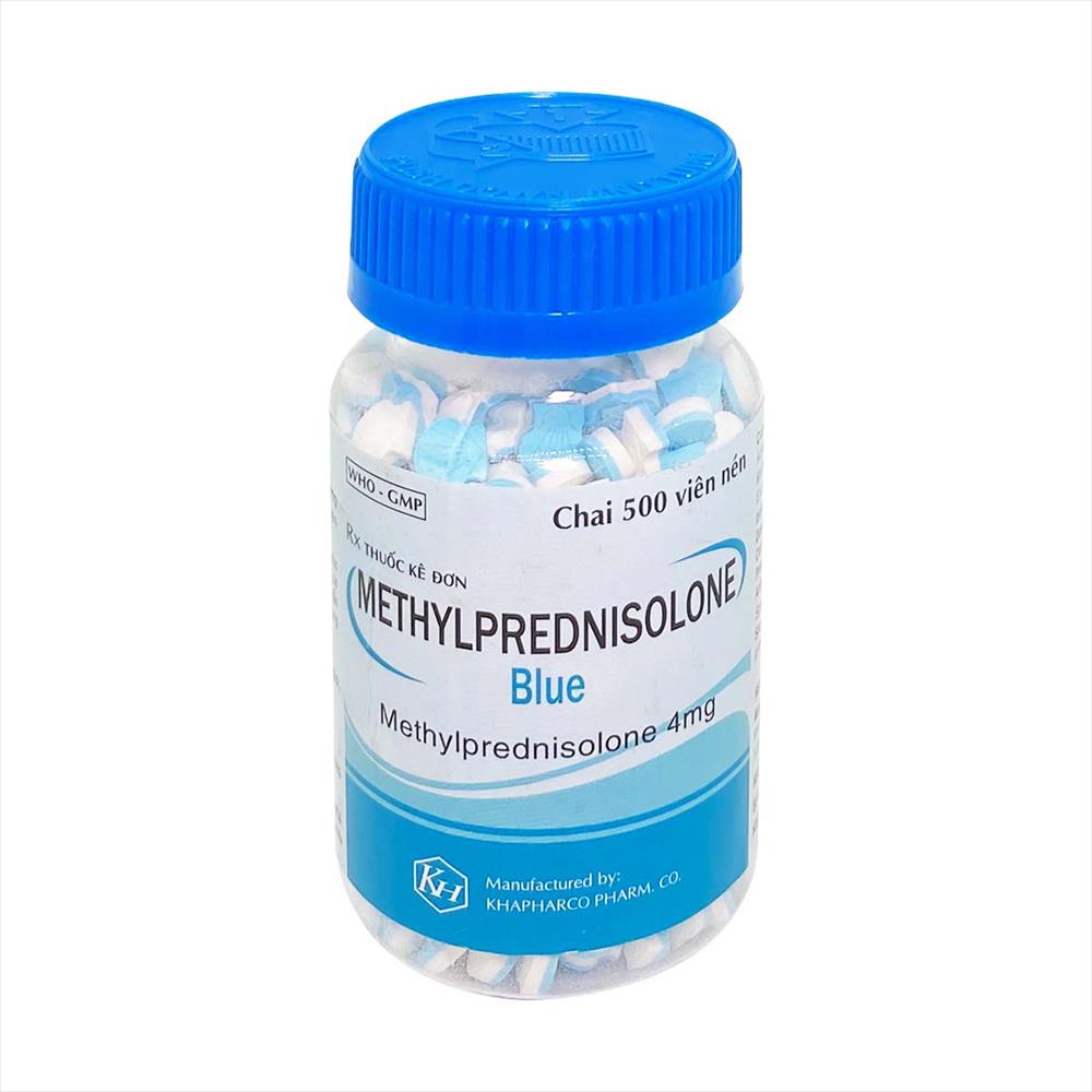 [T04068] Methylprednisolone Blue 4mg Khánh Hòa (Lọ/500v)
