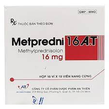 [T04070] Metpredni 16 AT Methylprednisolon 16mg An Thiên (H/100v)