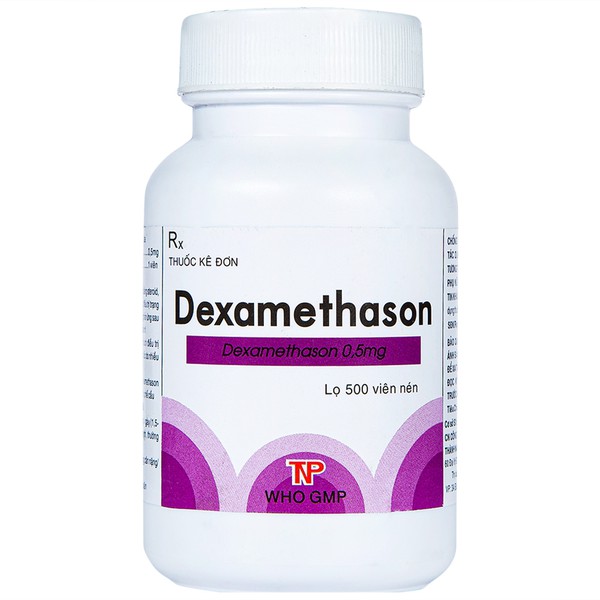 [T04087] Dexamethason Tím 0.5mg Thành Nam (Lọ/500v)