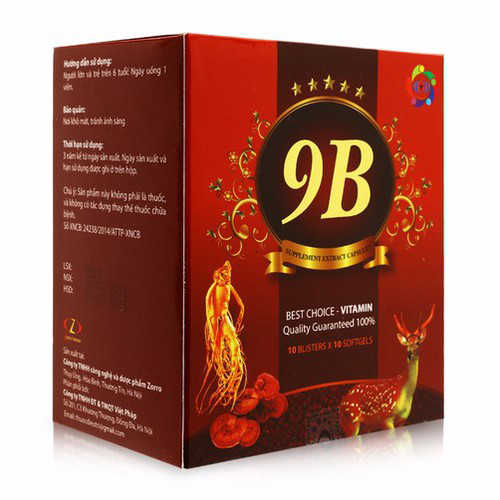 [T04095] Vitamin 9B Supplement Extract Trường Thọ (H/100v)