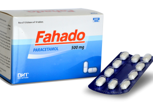[T04126] Fahado Pacetamol 500mg Hà Tây (H/100v)