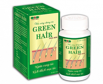[T04148] Green Hair Viên Uống Dưỡng Tốc Hoa Sen (Lọ/60v)