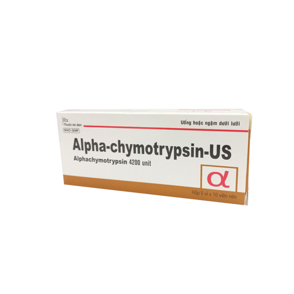 [T04157] Alphachymotrypsin US 4200IU USP (H/50v) Date 03/2026