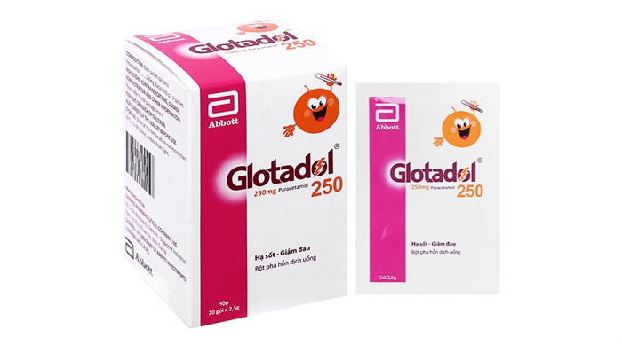 [T04161] Glotadol 250 Abbott (H/20gói/2.5g)