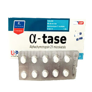 [T04164] Alpha Tase Alphachymotrypsin 4200 USP (H/50v) Date 10/2027