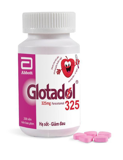 [T04221] Glotadol Paracetamol 325mg Abbott (Lọ/200v) 