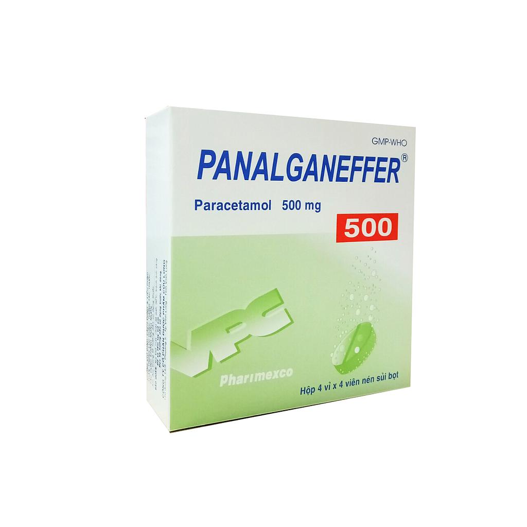 [T04225] Panalganeffer Paracetamol 500mg Cửu Long (H/16v)
