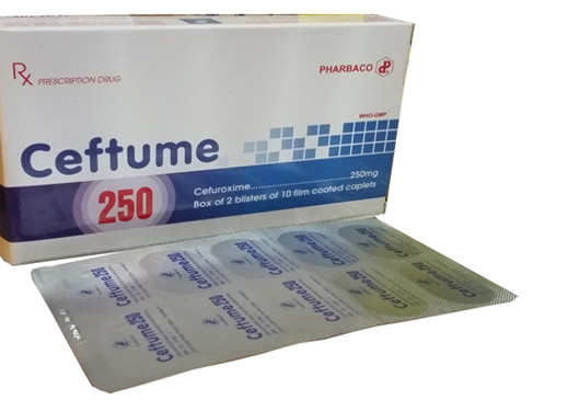 [T04260] Ceftume Cefuroxim 250mg TW1 Pharbaco (H/20v)