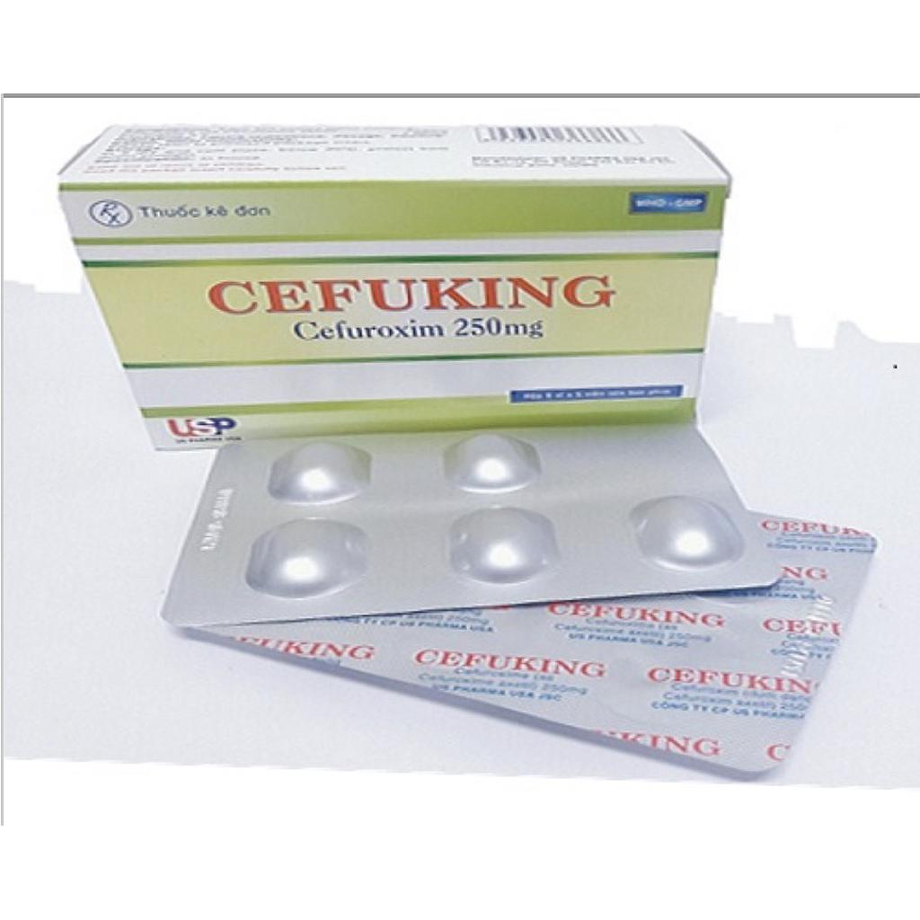 [T04262] Cefuking Cefuroxim 250mg USP (H/30v)