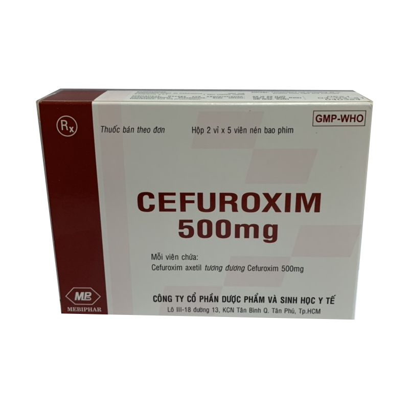 [T04280] Cefuroxim 500mg Mebiphar (H/10v)