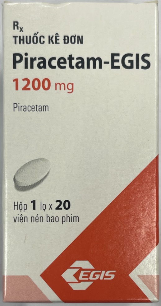 [T04304] Piracetam 1200mg Egis (Lọ/20v)