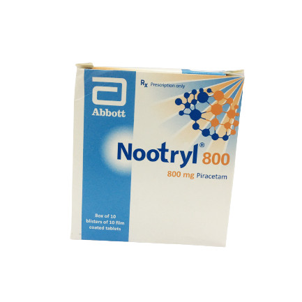 [T04305]  Nootryl Piracetam 800mg Abbott (H/100v)